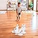 Happyyami Bowling Pins and Ball Set Set Mini Bowling Game Design Sports Toys for Boys and Girls Adults
