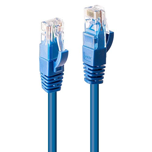 Câble réseau Patch Cat.6 U/UTP Lindy bleu 20m cordon ethernet rj45 lan