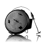 Grillschweine Dutch Oven 9QT (8,5 L ohne Füße) - BBQ Schmorofen - Gusseisen Feuertopf