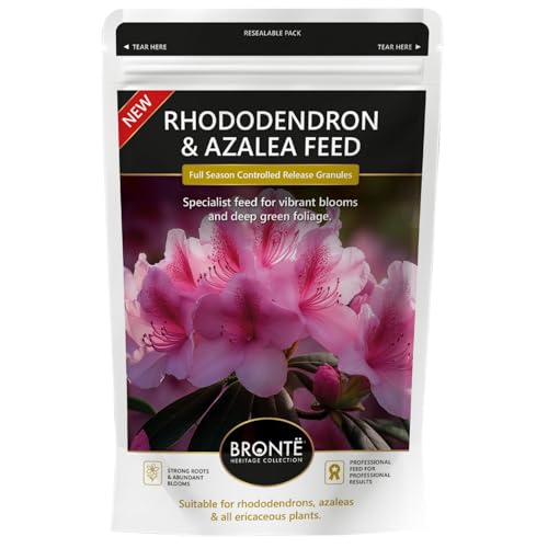 Image of Rhododendron & Azalea Fertilizer Feed 120g | Controlled Release Ericaceous Plant Food | Specialist Slow Release Granules 15-9-12 | Feeds Up to One Full Season | For Rhododendrons, Azaleas, Camellias &