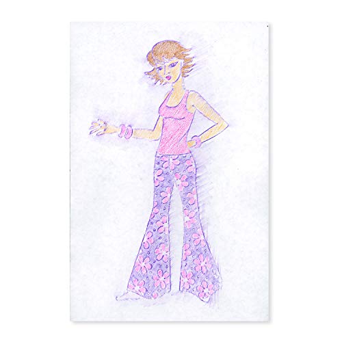 image for Melissa & Doug Fashion Design Art Activity Kit - 9 Double-Sided Rubbin