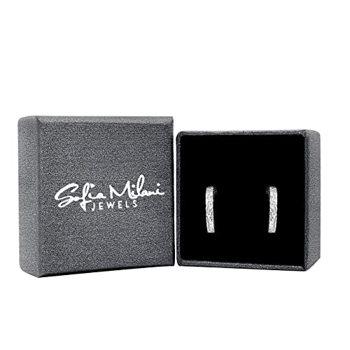 Boucles d'oreilles en argent 925 SOFIA MILANI créoles martelées - 3