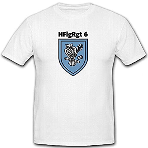 T-shirt militaire Heeresfliegerregiment 6 blanc taille XXXXL 11116