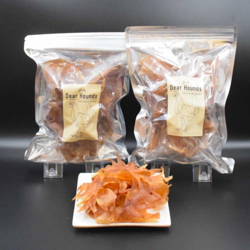 愛犬・愛猫用おやつ 北海道産鶏冠ジャーキー 計200g (100g×2個)B