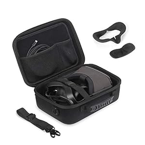JSVER Tasche Für Oculus Quest,Tragetasche Etui Für 3D VR Virtual Reality Headset/Oculus Quest Eva Hart VR Gaming Gamepad Fernbedienung Reisetasche