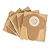 KLARSTEIN Bolsa de aspiradora - Bolsa para Polvo, Paquete de recambios, Apto para aspiradora en seco y húmedo Reinraum 2G, 5 Piezas, Papel, Se Ajusta Perfectamente, 47 x 14 x 29,5 cm, Marrón