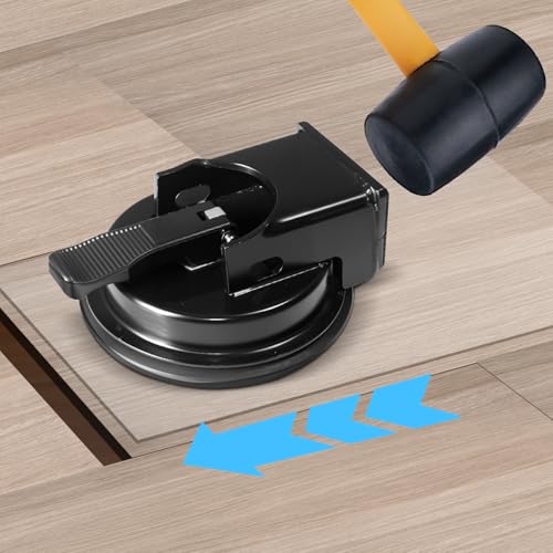 Heavy Duty Floor Gap Fixer Tool with Nano Gel Adhesive Pad, Heavy Duty Suction Cup Plank Grabber for Wood, Vinyl, Laminate Floor, Ideal for Filling Floor Gaps