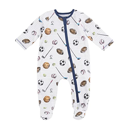 Image of Mud Pie Baby Boys Footed Sleeper