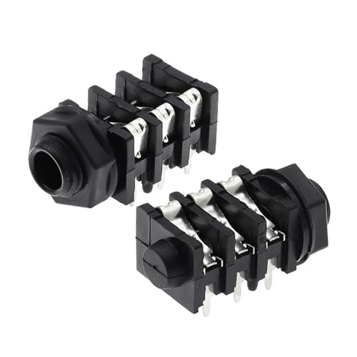 Microphone audio stéréo femelle connecteur Jack 6.35mm pour réparation de carte de mixage