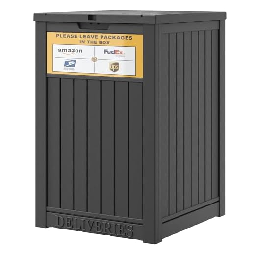 LHBGO Lockable Outdoor Package Delivery Box