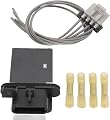 973-582 HVAC Blower Motor Resistor Kit,973-582 Resistor Blower Compatible with Toyota 2005-2020 Toyota Tacoma,Blower Motor Resistor with Wire Haeness Replace 4P1650, JA1772, RU1435, RU746, 8713804050