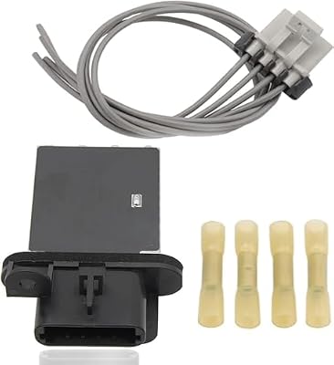 973-582 HVAC Blower Motor Resistor Kit,973-582 Resistor Blower Compatible with Toyota 2005-2020 Toyota Tacoma,Blower Motor Resistor with Wire Haeness Replace 4P1650, JA1772, RU1435, RU746, 8713804050