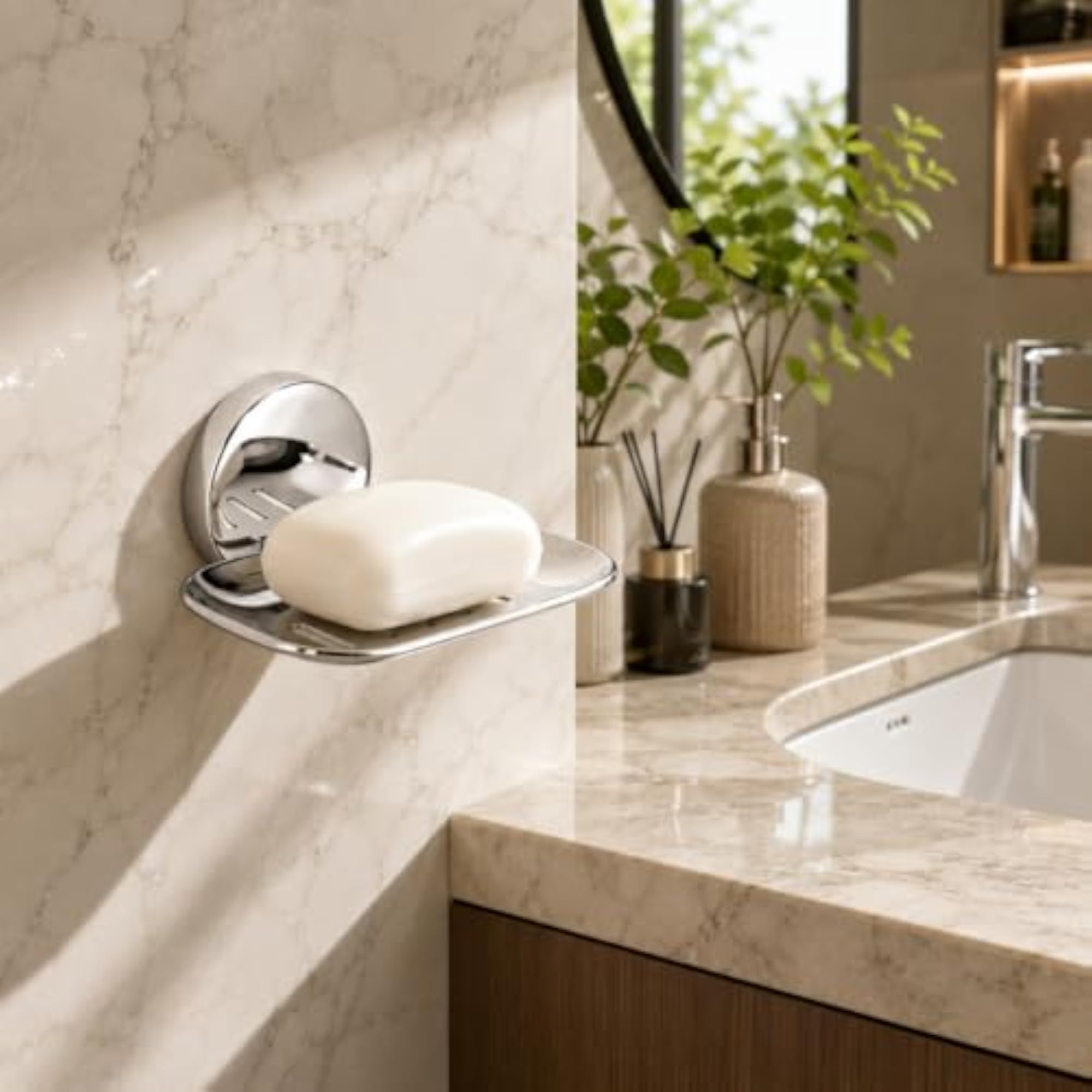 202 Stainless Steel Wall Mounted Soap Dish Holder
