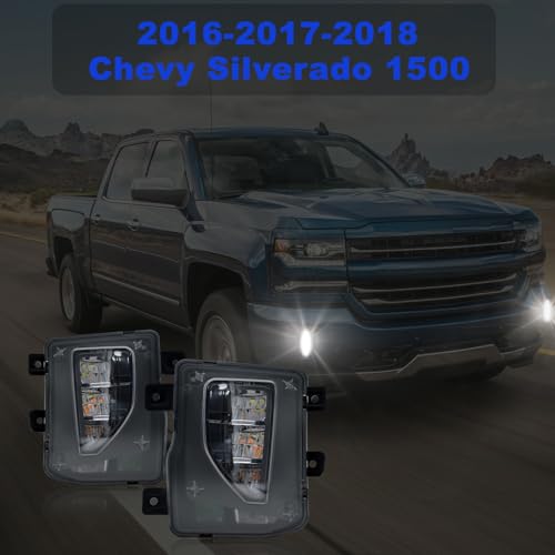 Daikokuya Led Fog Lights for 2016 2017 2018 Chevy Silverado 1500, 1 Pair Fog Lamps by Daikokuya - Used condition - Image 2