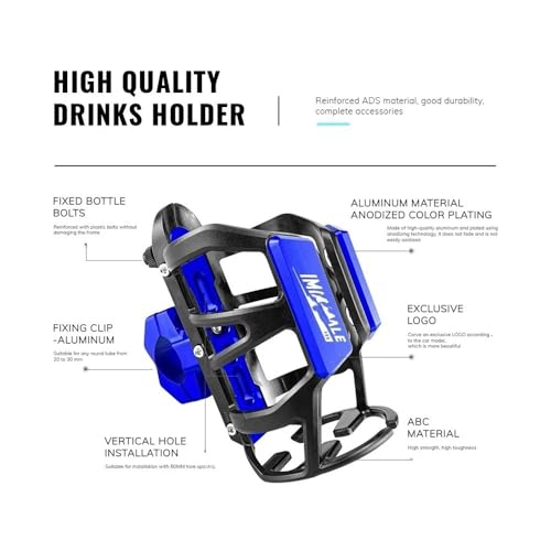 Porte-bouteille d'eau de boisson pour moto TNT135 guidon universel - 3