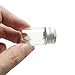 Shxstore Mini Glass Bottles with Aluminum Caps 7ml for Message Bottle Jewelry Accessories 0.24 Ounce Jars Small Bottle, Pack of 20