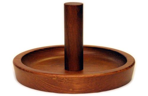 Hj Scott Cone Talc Bowl, Old World Mahogany