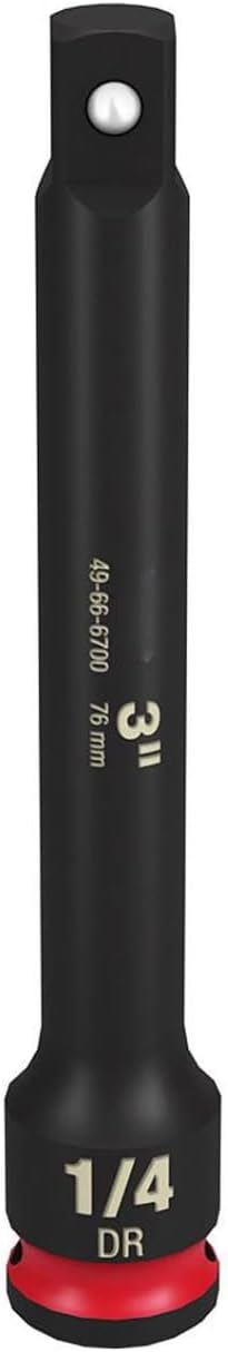 49-66-6700 Impact Extension Bar 1/4" Drive 3" Compatible with Milwaukee Power Tools