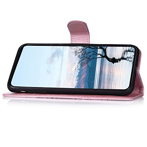 Uposao - Custodia a portafoglio per iPhone XR, con brillantini