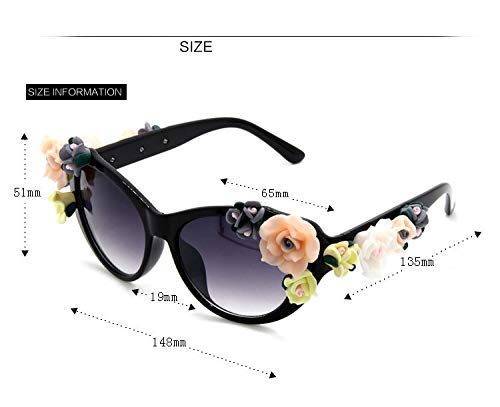 XINGYU Modne damskie dziewczęce kwiatowe okulary przeciwsłoneczne retro okulary przeciwsłoneczne letnie okulary plażowe do jazdy wędkarstwa biegania kemping baseball golf wypoczynek na świeżym powietrzu sporty brązowe