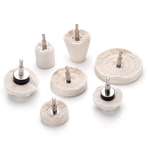 Excellentas Dischi per lucidatura, 7 pezzi, punte