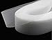 Teemico 50 Yards Stiff Polyester Horsehair Braid for Polyester Boning Sewing Wedding Dress Dance Formal Dress Accessories (White, 3 inch)
