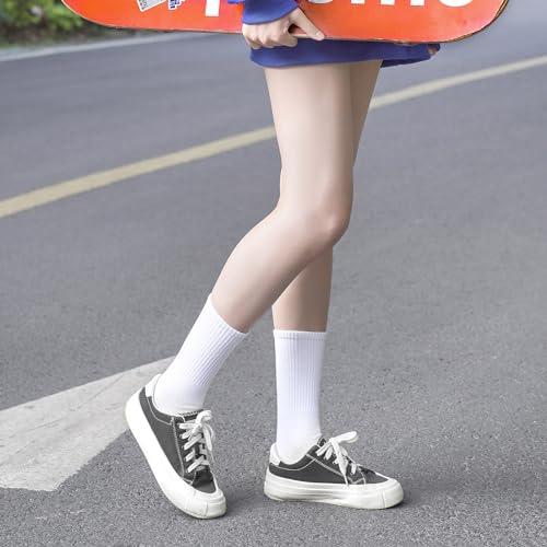 70 Pairs Crew Socks Bulk Fashionable Arch Support Workout Casual Socks Lightweight Thin Athletic Socks for Women3