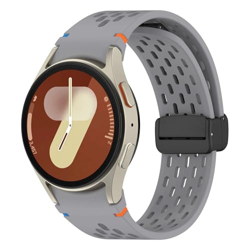 Xgbv Galaxy Watch 7 6 5 4 FE 40mm 44mm/6 Classic/5 Pro MbvȂCXguXbg Galaxy Watch 7 oh(Grey,Watch 6 classic 47mm)