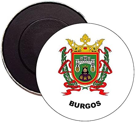 ROUND MAGNET. HERALDIC SHIELD BURGOS - BURGOS