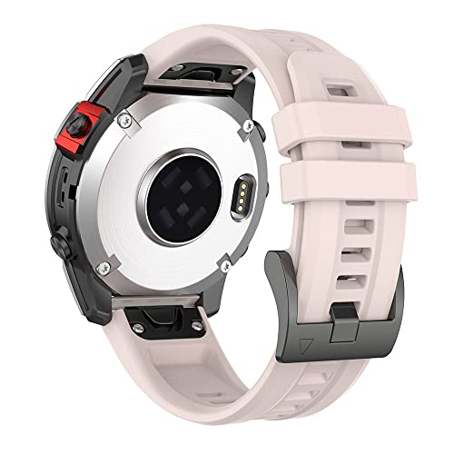 Correa de silicona Garmin Fenix 7S de 20mm recambio QuickFit compatible con SCHIK Agate