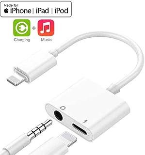 Headphone Adapter 3.5mm Jack Adapter Charger for iPhone 11/11 Pro/8/8Plus/7/7Plus/X/10/Xs/Xs Max 2 in