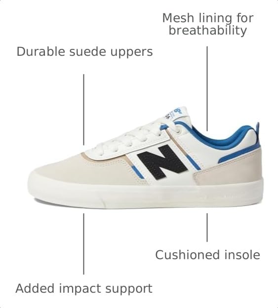 Image of New Balance Unisex Adult Numeric 306 V1 Skateboarding Shoes