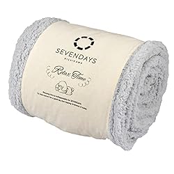 【Amazon限定ブランド】 西川 (nishikawa) セブンデイズ 吸湿発熱 あったか軽量ふわふわ毛布 シングル グレー 軽くて暖かいを実現する吸湿発熱加工 静電気軽減繊維 洗える 抗菌 防臭加工 おしゃれ SEVENDAYS 冬 ブランケット FQ00035531GR