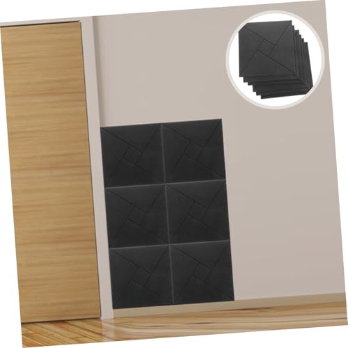 Paneles acústicos autoadhesivos absorbentes de sonido 6pcs para salas de cine en casa, habitaciones de música y dormitorios, reducción de ruido miniatura 7