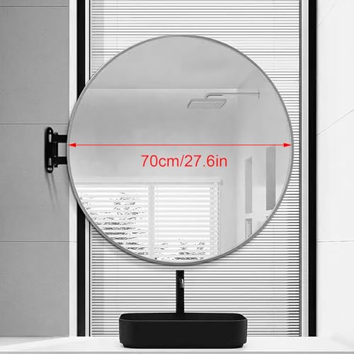 Miroirs pivotants cadre métal Nero design suspendu 70cm - 7