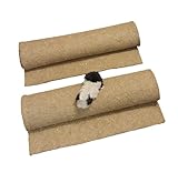 2er-Set Hanfmatten 120×60 cm – 100% Naturhanf, ungiftig & kompostierbar – Gehegeunterlage für Meerschweinchen, Kaninchen, Nager & Kleintiere