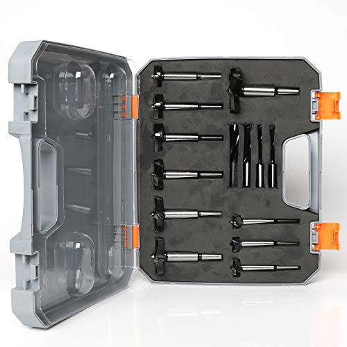 KOWOOD Carbide-Tipped Forstner Bit Set