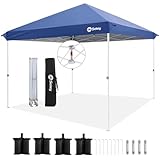 Sekey 10x10 Pop Up Canopy with One Push Setup-Easy Up Canopy with 99% UV Blocking - Instant Outdoor Sun Shade for Events, Parties, Camping- Commercial Gazebo with Weight Bags,Wind Proof&Waterproof