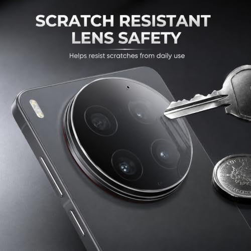 Image of FIRST MART Camera Lens Protector for Vivo X300 Ultra | 9H Tempered Glass, HD Clear, Scratch Resistant, Anti-Fingerprint, Case-Friendly | Crystal Clear, Pack of 1