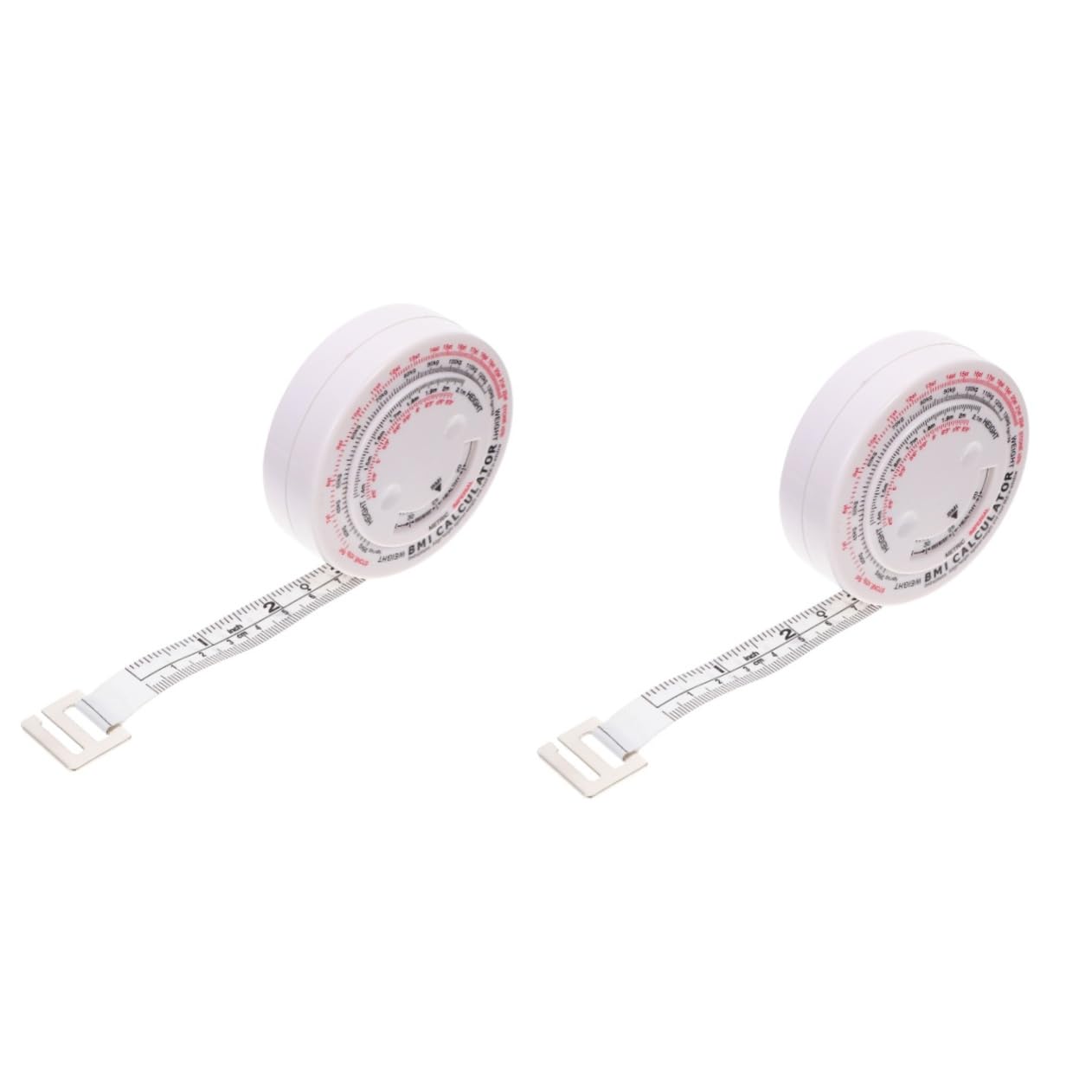 2 Piezas Cinta Métrica Retráctil Medidas Escala Digital Digital Cinta Métrica De Costura Pequeño Peso El Alimento Balanza Medidor Gente Medida Corporal Escala Cintas Páginas