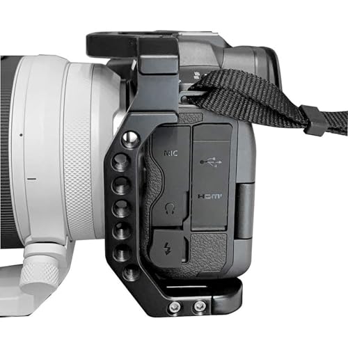 Image of LEOFOTO CG-R5 Camera Cage Dedicated for Canon EOS-R5 Lightweight Body Armor, 1 /4 inch & 3 /8 inch Threaded Accessory Mounting Holes