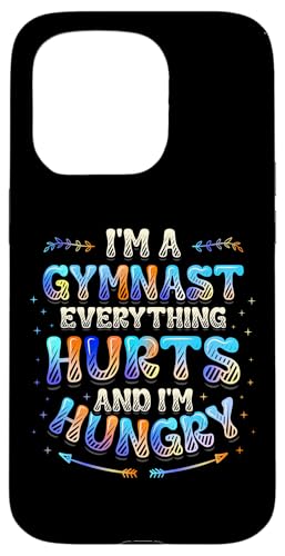 Gymnast Everything Hurts And I'm Hungry �ʔ����̑� �X�}�z�P�[�X iPhone 15 Pro �p