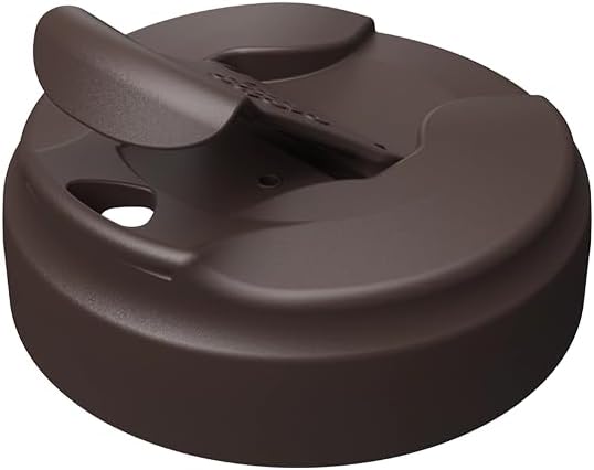 KeepCup Commuter Travel Mug - Insulated Stainless Steel Reusable Coffee Cup with Spillproof Flip Lid - 8oz/227ml - Dark Chocolate