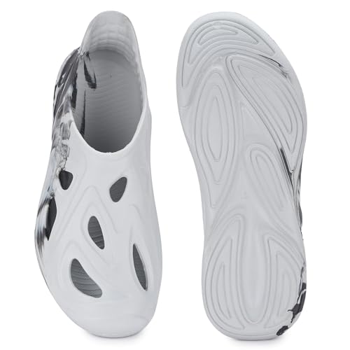 Image of leecook Men's Lightweight Ventilated Clogs, EVA Slip-On Sandals, Waterproof Comfort Footwear, Outdoor Use