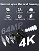 Apexcam 4K 60FPS EIS Action Cam 64MP WiFi Sports Camera Ultra HD Telecamera subacquea 40M Videocamera Impermeabile 2.4G Telecomando Time Lapse 2x1350mAh Batterie