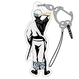 【公式】コスパ 銀魂 銀さんの背中 アクリルマルチキーホルダー