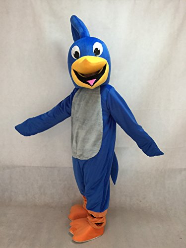 Cute Blue Roadrunner Mascot Costume #TOP8