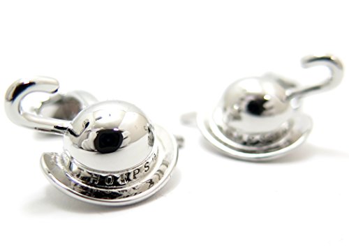 トンプソン(THOMPSON) ビジネスカフス（ロジウム） (カフスボタン/カフリンクス)