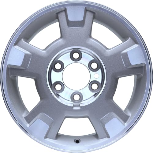 New 17x7.5" 17 Inch Machined + Silver Aluminum Alloy Wheel Rim for Ford F-150 2009-2014 | ALY03781U10N