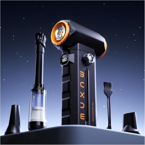 MUXNW 2-in-1 Air Duster & Vacuum